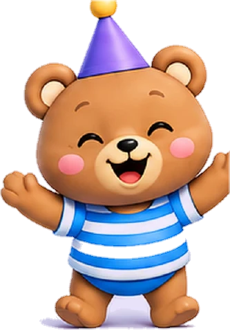 Benny, the party bear