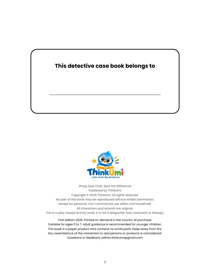 How to play: look, compare, circle, keep going — with Umi’s detective tricks